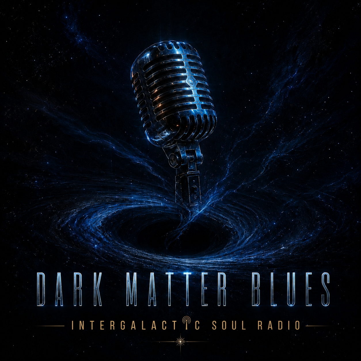 Deep Matter Blues single cover by InterGalactic Soul Radio